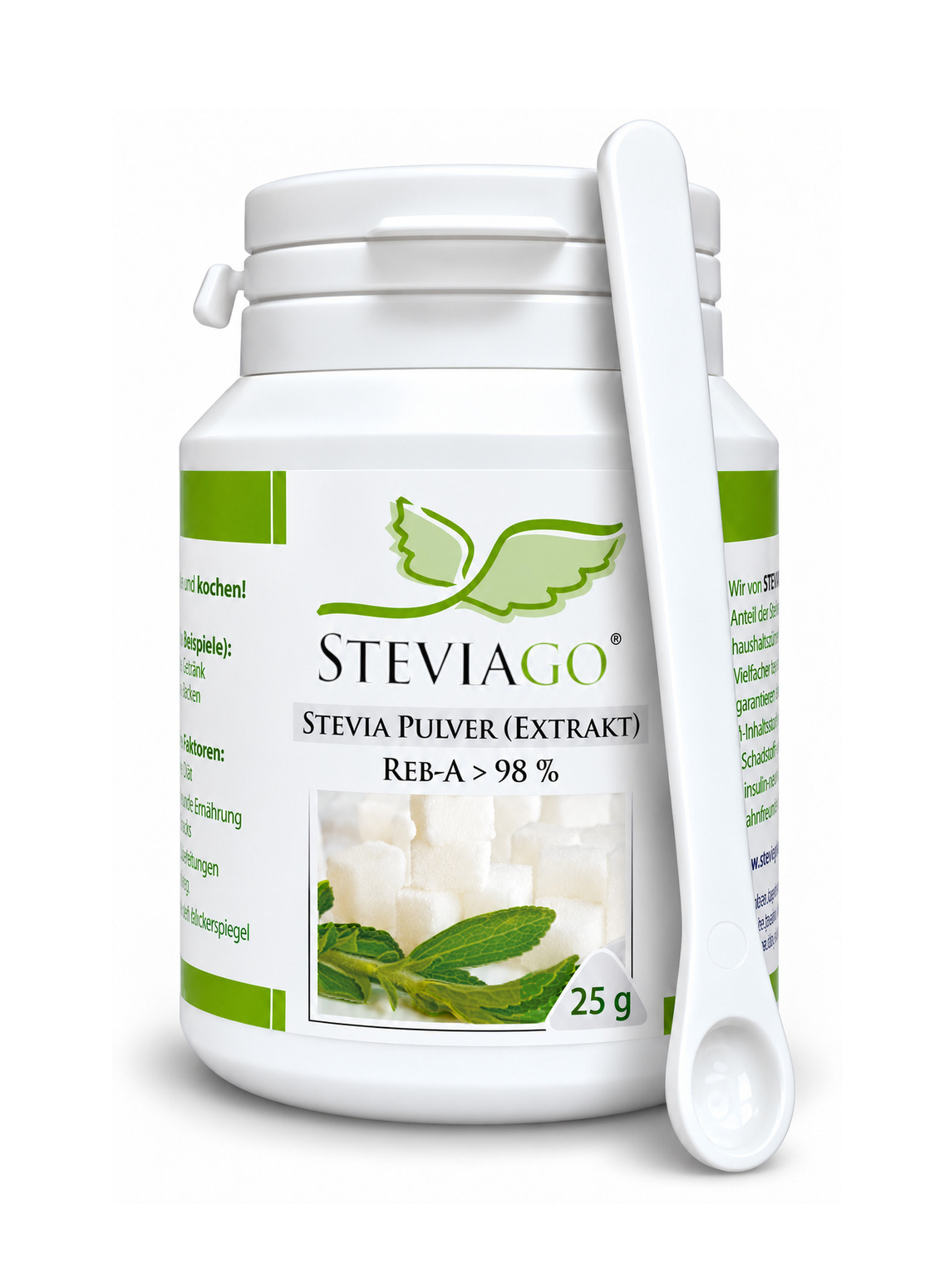 steviago stevia pulver 25g reb a 98 prozent startseite feiner schriftzug 1125x1550